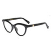SHAUNA Fashion Mixed Colors Frame Women Cat Eye Glasses Frame Ladies Anti-Blue Rays Optical Eyeglasses Frames UV400