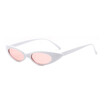 SHAUNA Fashion Women Small Cat Eye Sunglasses Vintage Men Clear Purple Lens Glasses UV400