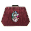 Fawziya Multicolorl Big Flower Rhinestone Elegant Clutch Purses For Women Evening Bags