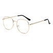SHAUNA Oversize Women Square Metal Glasses Frame Retro Men Clear Lens Glasses Blue Rays Protection