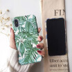 Fashion small fresh plant leaf series mobile phone shell iPhone78 plus simple apple X all-inclusive mobile phone hard shell prote