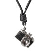 Literary Cowhide Necklace Fashion&Antique Ornaments Camera Cortico Necklace