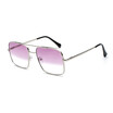 SHAUNA Spring Hinge Fashion Women Square Sunglasses Retro Men Blue Pink Gradient Glasses UV400