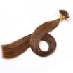BHF HAIR Fusion hair extensions 16"-26" Real Human Hair Extensions Straight Keratin U-Tip Brown Color 1gs 20g pack