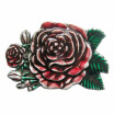 New Vintage Enamel Western Rose Flower Belt Buckle Gurtelschnalle Boucle de ceinture