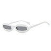 SHAUNA Unique Small Oval Women Sunglasses Fashion Men Square Lens Shades UV400