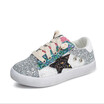 2018 Toddler Baby Shoe Girl Star White Sneaker Boy Sport Shoe Kid Child Causal Trainer Sequin Flat