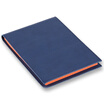 TRNFA TB-018C senior leather business notebook portable notes easy to paste can be sealed with a copy of this manual blue
