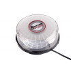 8LED car round strobe ceiling lamp 12V highlight strobe roof lamp high power school bus engineering lamp