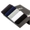 Antarctic socks male socks anti-off sports business men socks men&39s cotton socks in the tube socks 5 pairs of mixed gift box installed NMXAB-2 male tube fine lines 5 double