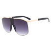 SHAUNA Oversize Integrated Lens Women Sunglasses Fashion Men Mirror Coating Lens Shades UV400