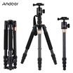Andoer TP 668S TP 999B TP 668SC TP 999BC Portable Carbon Fiber Aluminum Alloy Tripod Photography Travel Tripod Monopod with Panor