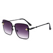 SHAUNA 2018 Spring Summer Styles Bee Decoration Oversize Women Square Sunglasses Trending Ladies Gradient Lens Shades UV400