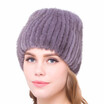 natural mink fur hand-woven womens winter hat fur cap stretch shirt personality design 2018 new discount urban women love