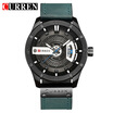 CURREN 8301 Top Brand Mens Watch Luxury Display Date of Creative Leather Quartz Wrist Watches Mens Watch