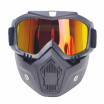 Windproof Glass Motorcycle Helmet Glass Retro Half-helmet Mask Windproof Rode Moto Cross Helmets Mask Half-helmet Glass U7V9P3D5