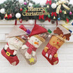 3pcsset Christmas Hanging Stockings Santa Snowman Reindeer Gift Candy Bags Christmas Decoartions Ornaments
