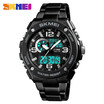 Skmei new For men sport watch For men 50 m Waterproof Stainless steel chronograph digital watch man Wrist watch Relogio Masculino