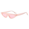SHAUNA Flat Top Women Small Cat Eye Sunglasses Metal Hinge Fashion Glasses UV400 Protection
