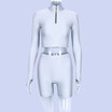 NeillieN Sportswear casual wearTight fitting sportswear2018 autumn womens wear long sleeves shorts two sports suits