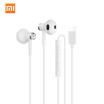 Original Xiaomi Dual-unit Half-in-ear Type-C Earphones MEMS Microphone Wired Control Music Stereo Headphone Durable Earbud