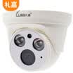 Lijia LJ-NB202 HD 2 million pixel network surveillance camera 1080P HD picture quality camera infrared night vision 30 meters monitor engineering probe hemisphere double lamp 4mm