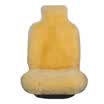 BOLISH car seat cushion winter car with high&low woolen cushions plush cushion single piece bean sand color