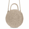 Women Girls Straw Bag Woven Round Handbag Purse Crossbody Beach Summer Bags