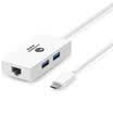 Akihuo CHOSEAL QD6304 USBType-C to USB30 Hub RJ45 network phone music phone Apple Macbook multi-function converter white