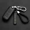 Huashi Chuanqi key package GS4GS3GA6GE3GA5GS4 new energy GS5 super key set leather hand sewing key bag cover buckle A paragraph smart three key black black line