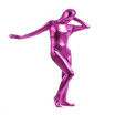 24 Hrs Shipped Out Womens Metallic Full Bodysuits Sexy Tights Suits Women Halloween&Stage Performance Fancy Dress