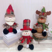 3pcsset Christmas Dolls Santa Snowman Reindeer Toys Xmas Party Decorations Ornaments Christmas Gift