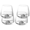 Jingdong Supermarket 1950 hand-blown sunflower wine glass spirits glass whiskey glass cup 4 sets