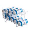 Organizador de almacenamiento de latas de doble capa Soporte para botellas de bebidas Nevera Nevera Rack de almacenamiento de refrigeración Space Saver accesorios de cocina