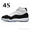 Platinum Tint XI 11s Concord 45 Prom Night Basketball Shoes 11 Gym Red Cap&Gown PRM Heiress Bred Women men sports Sneakers