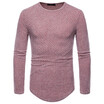 AOWOFS large size mens long-sleeved knit shirt YT009