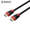 ORICO CPD-7P6G-BA90 high speed SATA3 generation dual channel aluminum foil hard drive data line SSD solid state hard drive installation line straight elbow 09 m blue