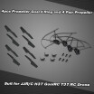 4pcs Propeller Guard Ring And 4 Pair CW CCW Propeller for JJRC H37 GoolRC T37 RC Drone Quadcopter