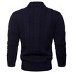 AOWOFS mens solid color knit cardigan sweater coat spot foreign trade YM020