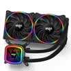 Patriot aigo ice tower V240 rainbow version integrated water-cooled CPU radiator PWM intelligent temperature control fan full platform support silent ceramic bearing with silicone grease