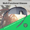 Polarized Sports Sunglasses UV400 Protection Sports Sunglasses for Cycling Running Motorcycle Riding