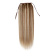 Remeehi 16" 26" Silky Straight High Ponytail Clip in Remy Human Hair Extensions Color8613 100g