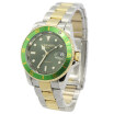 New Steampunk Sport Auto Mechanical Stainless Steel Men Wrist Watch Green Dial