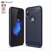 Dirt-Resistant Carbon Fiber Soft Phone cases For iphone 8 plus Matte Business Phone cases For iphone6 6s 7 Plus X