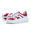 Mens Shoes Sports Casual Shoes Breathable Running Shoes Fashion Sneakers Black White Red Size 39-44