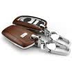 SAIBON key case key ring leather car key cover protective case