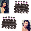 Glary Peruvian Body Wave Virgin Hair 5PCS Peruvian Virgin Hair Wet&Wavy Virgin Hair Extensions 8A Peruvian Hair Weave Bundles