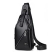Chest bag mens single shoulder slant sports satchel youth leather bag mens bag