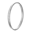 Pieces Small Iron Flat Link Round Stainless Steel Bangle