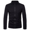 AOWOFS winter new European code solid color jacket stand collar jacket large size mens jacket YJ002